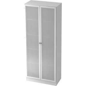 Wandkast - Wit/Zilver - 80 x 42 x 200,4 cm - Signa K 6100G SG