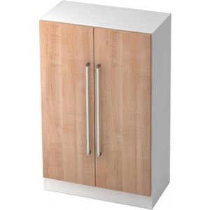 Wandkast - Wit/Walnoot - 80 x 42 x 127 cm - Signa G 7550 CE