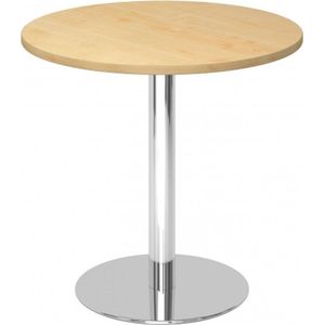 hjh OFFICE PRO Bistro F80R C - Systeem conferentietafel Esdoorn / Chroom