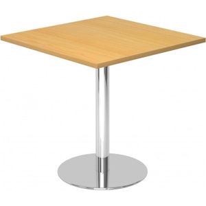 hjh OFFICE PRO Bistro F88Q C - Systeem conferentietafel Beuken / Chroom