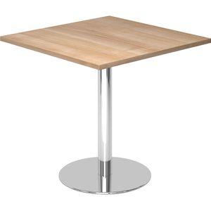 HAMMERBACHER Bistrotisch nussbaum 80,0 x 80,0 x 74,5 cm