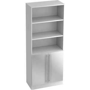Wandkast | Wit/Zilver | 80 x 42 x 200,4 cm | Signa G 7700 RE