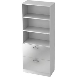 Wandkast | Wit/Zilver | 80 x 42 x 200,4 cm | Signa G 7300 CE