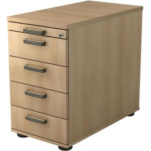 Ladeblok - 4 Lades - Eik - 42,8 x 80 x 72-76 cm - Signa Sc50 SG