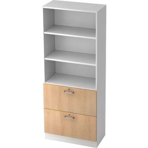 Wandkast - Wit/Eik x 42 x 200,4 cm - Signa G00 CE