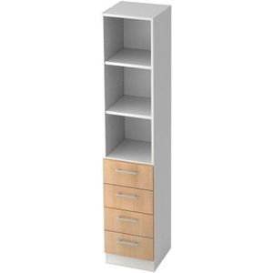 Wandkast | Wit/Eik | 40,6 x 42 x 200,4 cm | Signa G 7600 RE