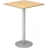 BISTRO H88Q S - Systeem conferentietafel Esdoorn 80 x 80 Zilver