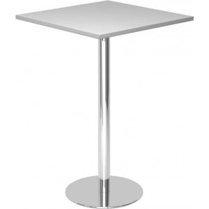 hjh OFFICE PRO Bistro H88Q C - Systeem conferentietafel Grijs / Chroom