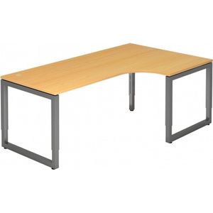 REGO 82 G | Bureau - 200 x 120 Tafelhoogte I In hoogte verstelbaar Beuken/Grafiet