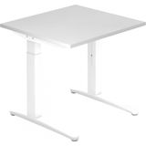 XTRA XB 8 WW | Bureau - Wit 80 x 80 Tafelhoogte I In hoogte verstelbaar