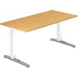 XTRA XB 16 WC | Bureau - Beuken 160 x 80 Tafelhoogte I In hoogte verstelbaar