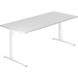 XTRA XB 19 WW | Bureau - Wit 180 x 80 Tafelhoogte I In hoogte verstelbaar