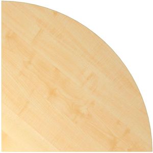 HAMMERBACHER Verbindungsplatte VXBE91 ahorn, weiß dreieckig 80,0 x 80,0 x 2,5 cm