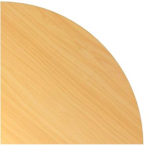 HAMMERBACHER Verbindungsplatte VXBE91 buche, silber dreieckig 80,0 x 80,0 x 2,5 cm