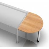 XBA60 W - Aanschuiftafel 60x80 Walnoot