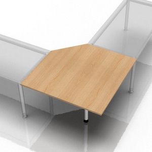 MC, Accessoires voor kantoormeubilair, Verbindingselement voor MyTable XB, Y en Z bureau met grafiet frame