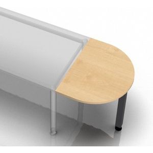 LA60 G - Aanschuiftafel - 60x80 - Esdoorn - Melaminehars Gecoate Spaanplaat