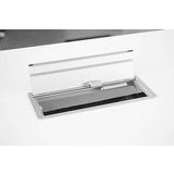 HAMMERBACHER Kabeldurchführung 30,0 cm silber