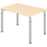 HAMMERBACHER höhenverstellbarer Schreibtisch VYS12/3/S ahorn