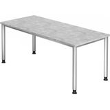 HILO 19 S | Bureau - 180 x 80 Tafelhoogte I In hoogte verstelbaar Beton