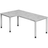 HILO 82 S | Bureau - 200 x 120 Tafelhoogte I In hoogte verstelbaar Beton