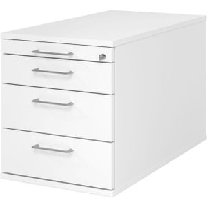 SIGNA TC30 BS - Rolcontainer Wit Hout met 3 lades