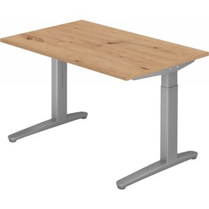 XTRA XB 12 SS | Bureau - 120x80 Tafelhoogte I In hoogte verstelbaar Knoestige Eiken