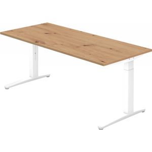 XTRA XB 19 WW | Bureau - 180 x 80 Tafelhoogte I In hoogte verstelbaar Knoestige Eiken