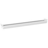 Hammerbacher, Accessoires voor kantoormeubilair, Kabelgoot wit inklapbaar 126,2 x 9,3 cm voor tafel van 160 cm