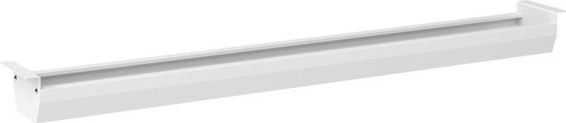 Hammerbacher, Accessoires voor kantoormeubilair, Kabelgoot wit inklapbaar 126,2 x 9,3 cm voor tafel van 160 cm