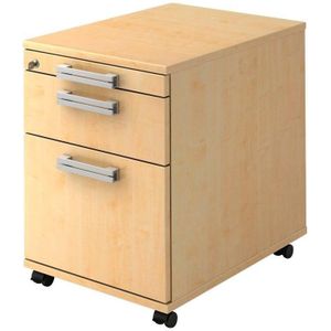 HAMMERBACHER Akandia Rollcontainer ahorn 3 Auszüge 42,8 x 58,0 x 59,0 cm