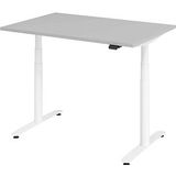 XDLR 12 W | 120x80 | Bureau elektrisch in hoogte verstelbaar - Grijs 120x80 Tafelhoogte I Elektrisch in hoogte verstelbaar