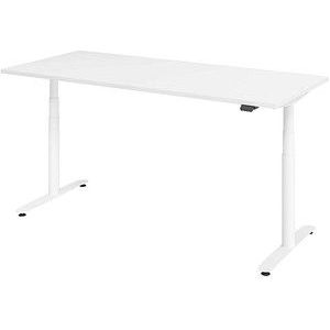 XDLR 19 W | 180x80 | Bureau elektrisch in hoogte verstelbaar. - Wit 180 x 80 Tafelhoogte I Elektrisch in hoogte verstelbaar