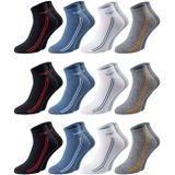 Chili Lifestyle SNEAKER Socken 12 Paar Baumwolle Weichbund