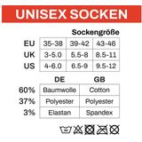 Chili Lifestyle Thermosocken COLOR warme bunte Wintersocken Damen und Herren aus Baumwolle (Multipack, 6-Paar, 3 Farbdesigns) Weichbund ohne Gummidruck