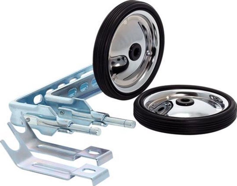 XLC - TW-S01 - Zijwielen - Chroom - Universeel - 12-20 Inch