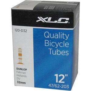 XLC VT-D12 Binnenband – Binnenband 12 Inch - 47/62-203 - Dunlop Ventiel - Geschikt voor kinderfietsen