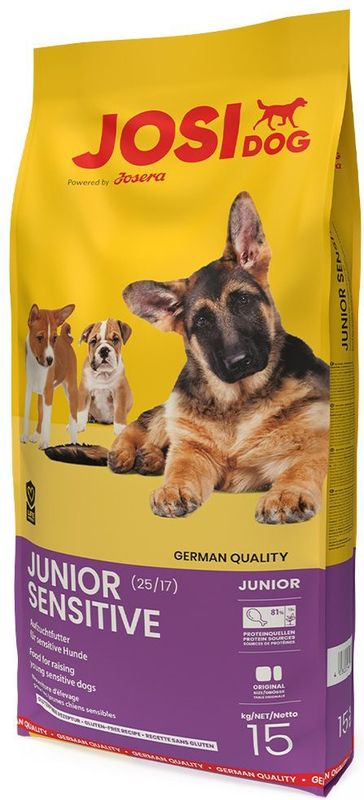 JosiDog Junior Sensitive - 15 kg