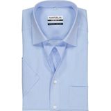 MARVELIS - Comfort Fit - Overhemd - Licht Blauw - Korte Mouw - Strijkvrij
