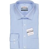 MARVELIS - Comfort Fit - Overhemd - Lichtblauw - Strijkvrij - Boordmaat: 39