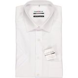 MARVELIS - Overhemd - Wit - 100% Katoen - Korte Mouwen - Kent Kraag