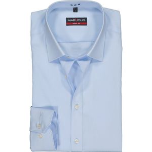 MARVELIS - Body Fit - Overhemd - Lichtblauw - Strijkvriendelijk