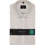 Marvelis - Overhemd - Lichtbeige - 100% Katoen - Lange Mouw, Modern Kent Kraag, Uni Popeline