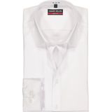 MARVELIS - Overhemd - Wit - 100% Katoen - Kent Kraag - Lange Mouwen