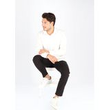 MARVELIS - Modern Fit - Overhemd - Beige - Strijkvrij