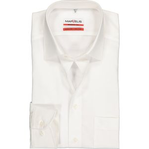 MARVELIS - Modern Fit - Overhemd - Beige - Strijkvrij