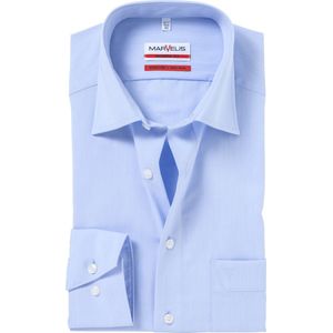 MARVELIS - Modern Fit - Overhemd - Lichtblauw - Strijkvrij