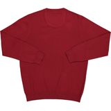 MARVELIS heren trui katoen - V-hals - rood