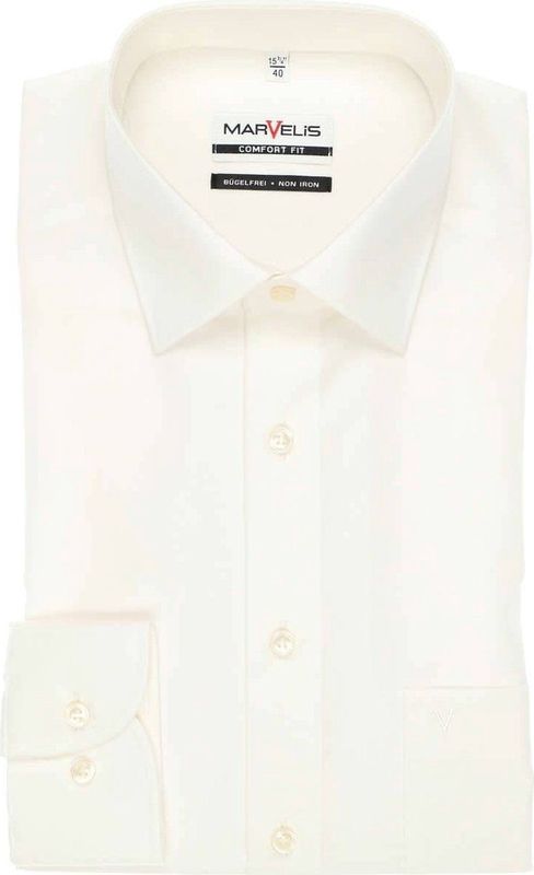 MARVELIS - Comfort Fit - Overhemd - Beige