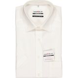 MARVELIS - Comfort Fit - Overhemd - Beige - Korte Mouw